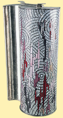 double cylindricular vase